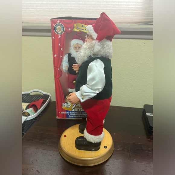 Vintage Christmas Gemmy 1998 Hip Swinging Santa - Tested - Picture 8 of 11